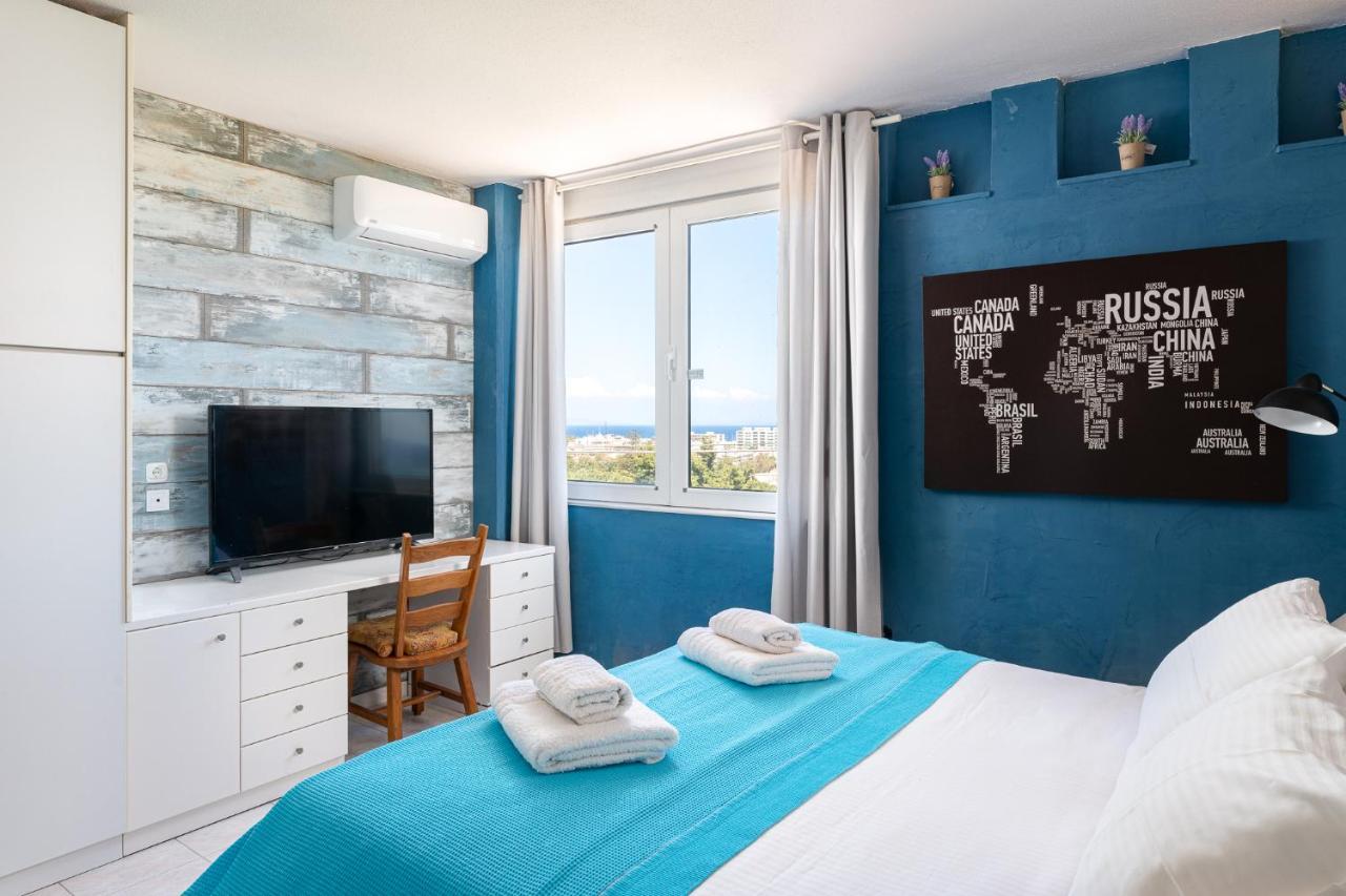 Amazing Apartments With Sea View In Rhodes Town Rhodes City Kültér fotó